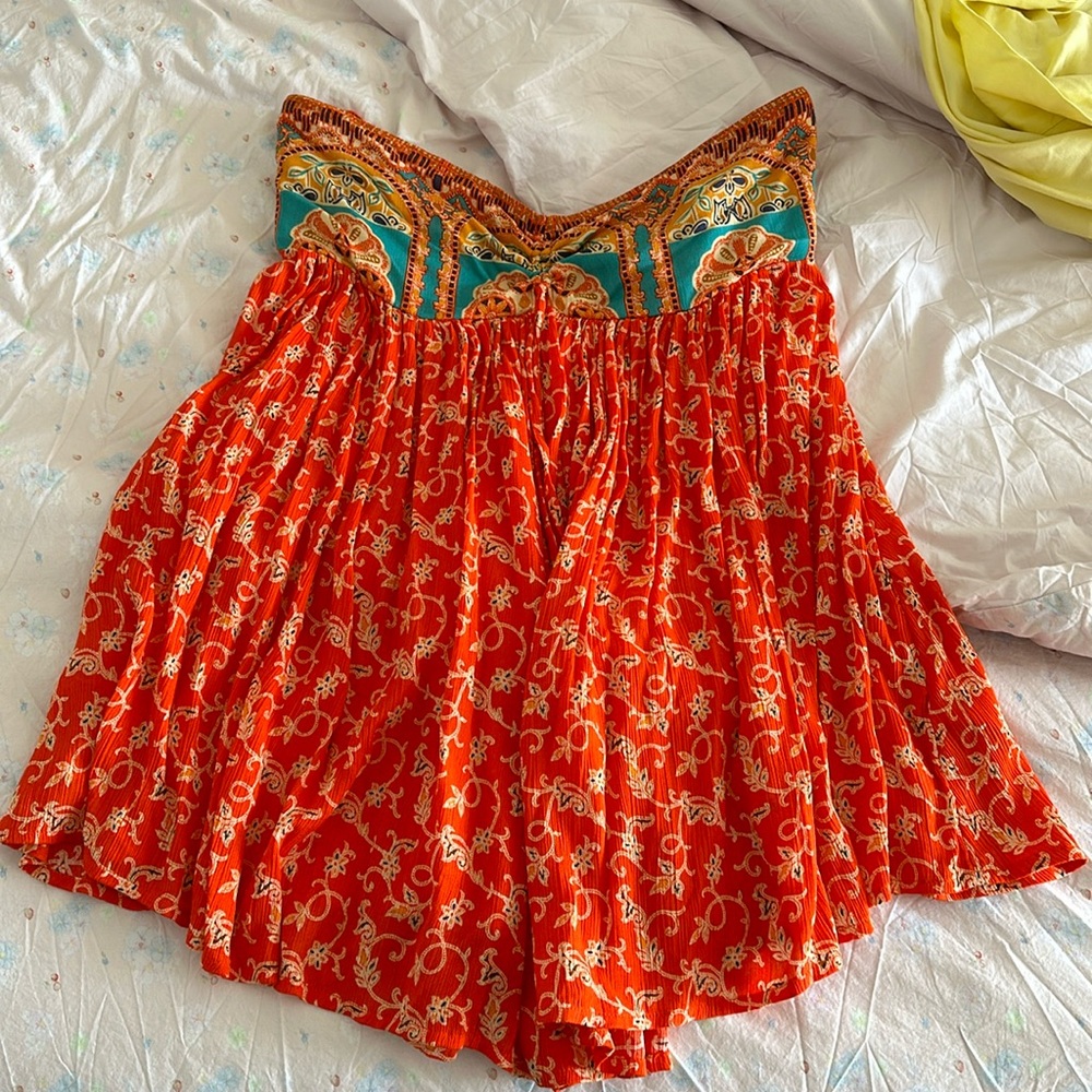 NWT FREE PEOPLE STRAPLESS ROMPER